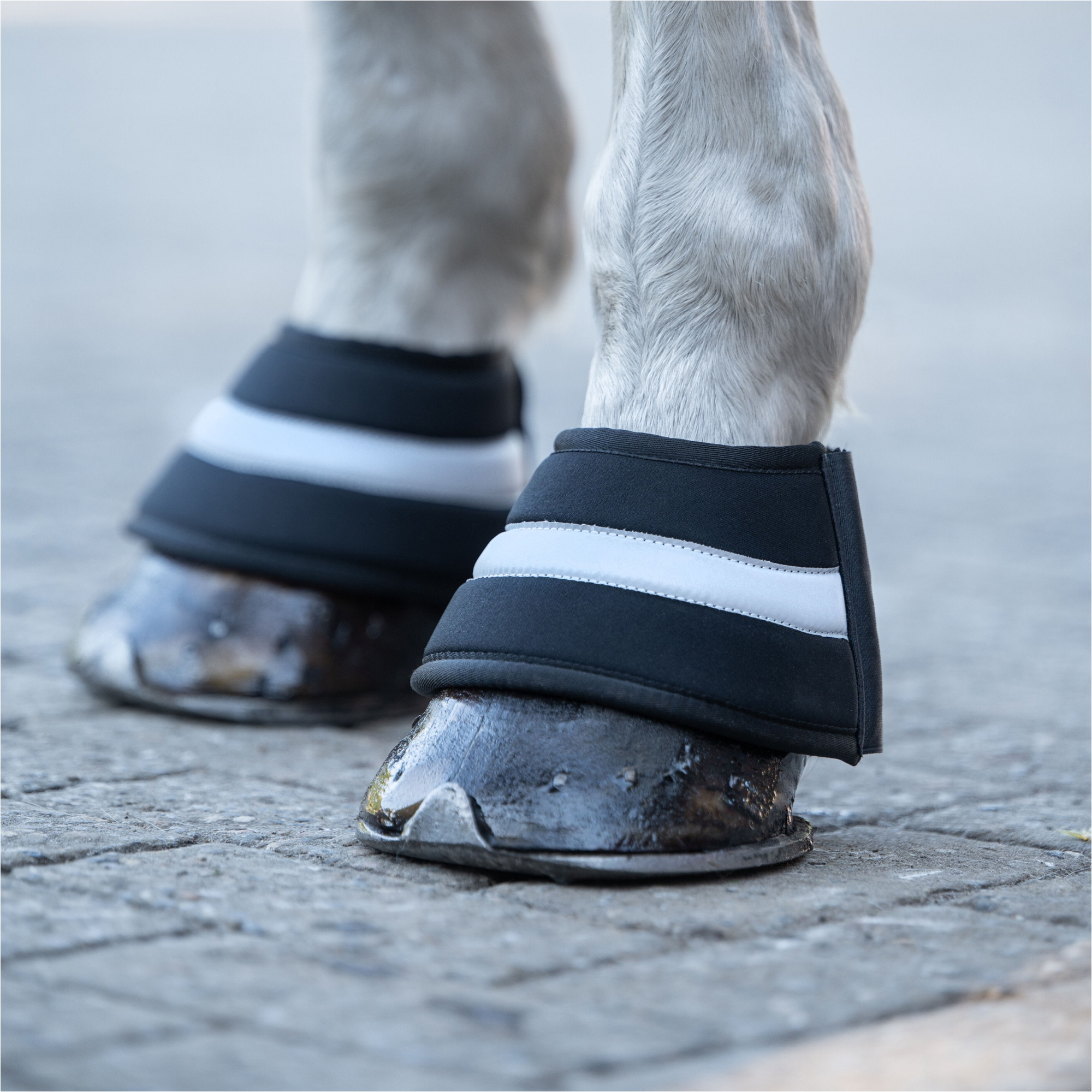 2026 HKM Übergriffsstiefel Reflektierend 14190 - Black / Silber